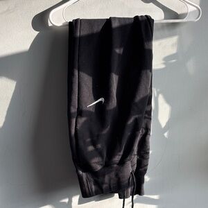 Nike Black Joggers with White Swoosh
